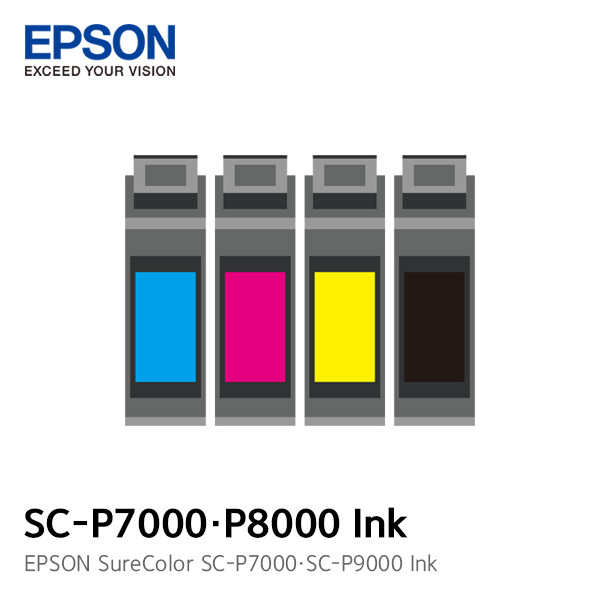 엡손 슈어컬러 SC-P6000 / P7000 / P8000 / P9000 잉크 EPSON SureColor SC-P6000 / P7000 / P8000 / P9000 Ink[통합 12색]